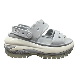 Platform Streetwear Crocs Mega Crush Sandal Unisex M4 W6 Chunky Gray
